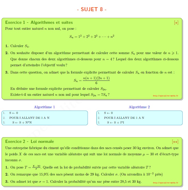 Grand Oral – SpécialitéMaths