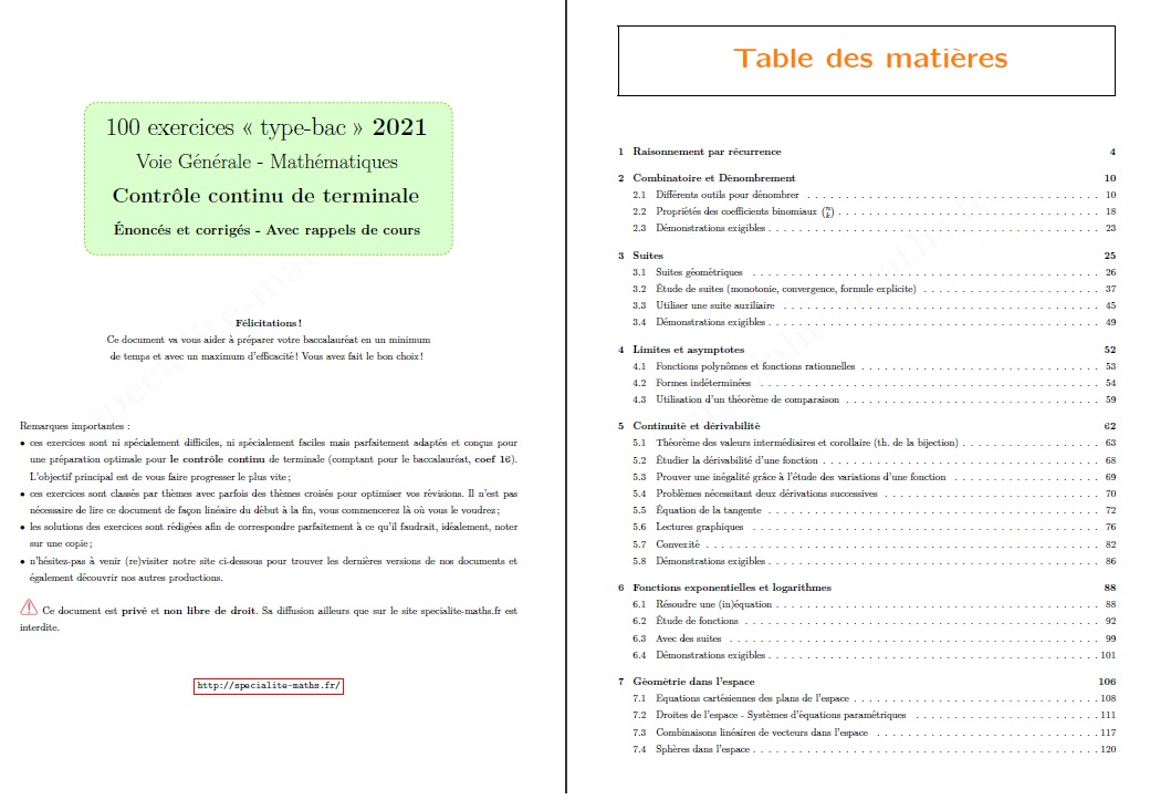 Test d’entrée en seconde SpécialitéMaths